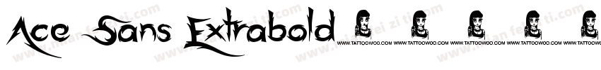 Ace Sans Extrabold字体转换